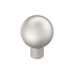 Collet 1-1/8 Inch 29mm Diameter Satin Nickel Cabinet Knob Round Hardware