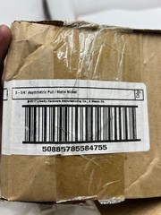 Box of 25-Liberty Hardware 3-3/4″ Asymmetric Pull Matte Nickel P03127Z-MN-C