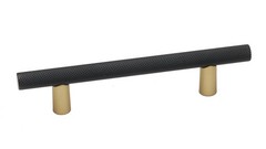 Alno A2902-3 Vita Bella 3″ Center to Center Modern Knurled Bar – Champagne /
