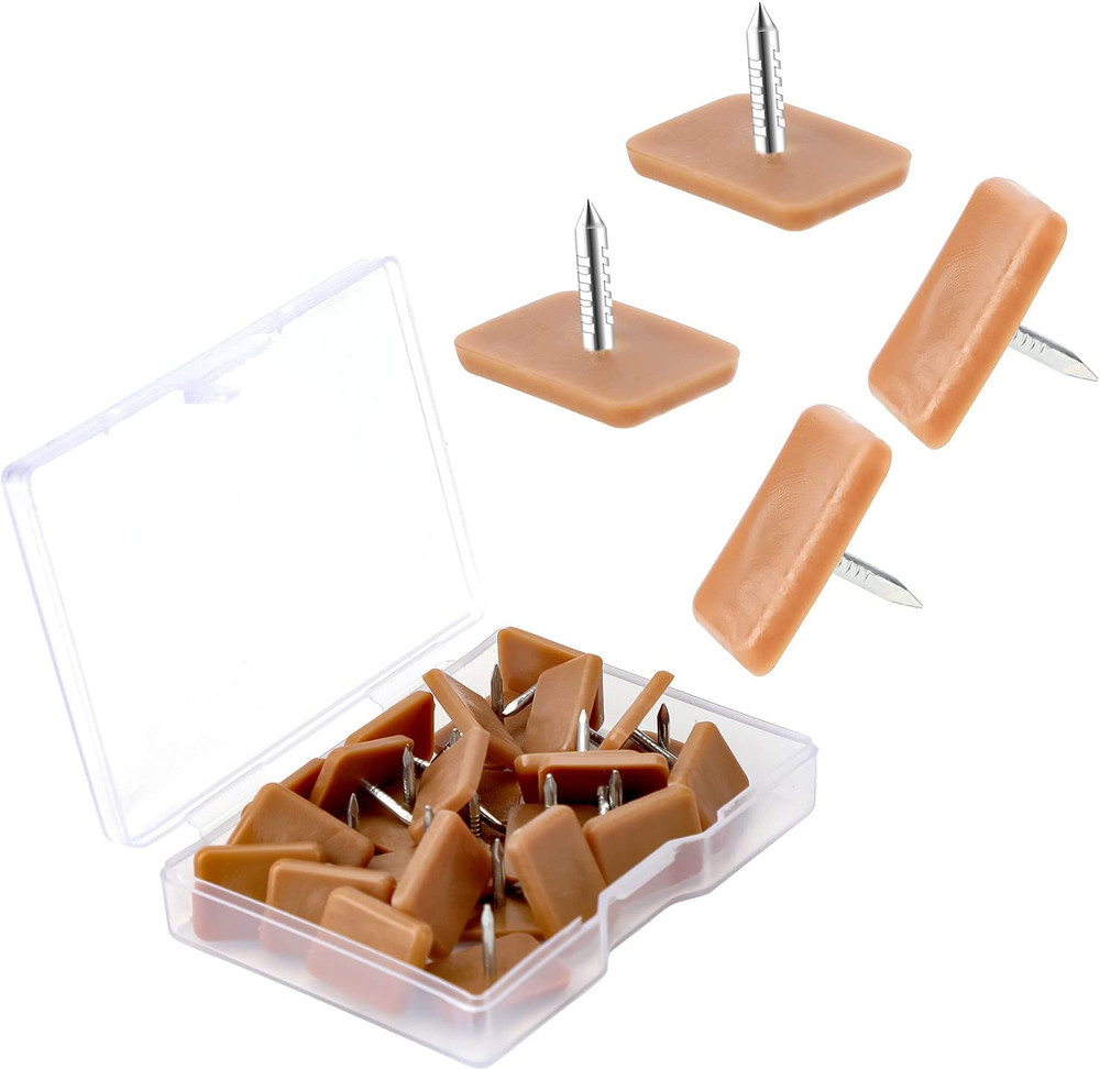 LUTER 30pcs Nail-on Drawer Slides Plastic Tack-in Drawer Glides Furniture Sl