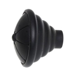 Laurey Kama 1 1/2″ Round Button Cabinet Knob Matte Black 23420