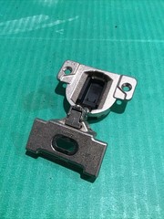 (1) Blum COMPACT Cabinet Hinge 30.310-11.02 Nickel w/130.214-01.02 Plate 1-3/8