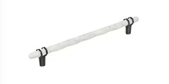 NEW-Amerock Carrione 10-1/16 in. (256mm) Marble White/Oil-Rubbed BP36664MWORB