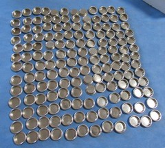 Nickel 3/4″ x 1/4″ Flush Mount Sliding Door Finger Pull Lot of 156 Pieces New