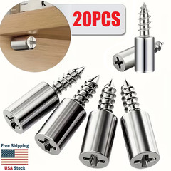 20Set Cross Self-tapping Screw with Rubber Sleeve Laminate Support Homemade