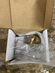 KOHLER Malin 1.125 in. Cabinet Knob w/ Vibrant Brushed Moderne Brass Finish