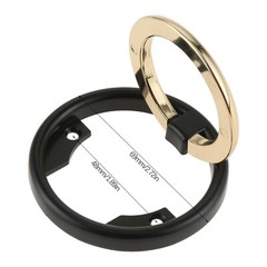 1PC Ring Pull Handle W/ Screws Zinc Alloy Cupboard Wardrobe Shoe Cabinet Drawer