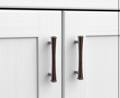10 Pack Cabinet Handles 3 Inch Modern Oil Rubbed Bronze Black Drawer Pulls 76mm