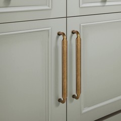 2 PCS 61/4 Inch 160mm Hole Center Antique Brass Zinc Alloy Cabinet Pull