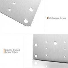 BIG SALE 4x/8x Hinge Repair Plate Stainless Steel Bracket Kit 3.54 x 3.54 inches