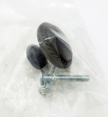 BP53001-FB Metal Finishes Knob Rope Flat Black, 1-3/16-Inch Diameter 4 PACK