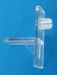72 New Clear 1/4″ Plastic Shelf Support clip