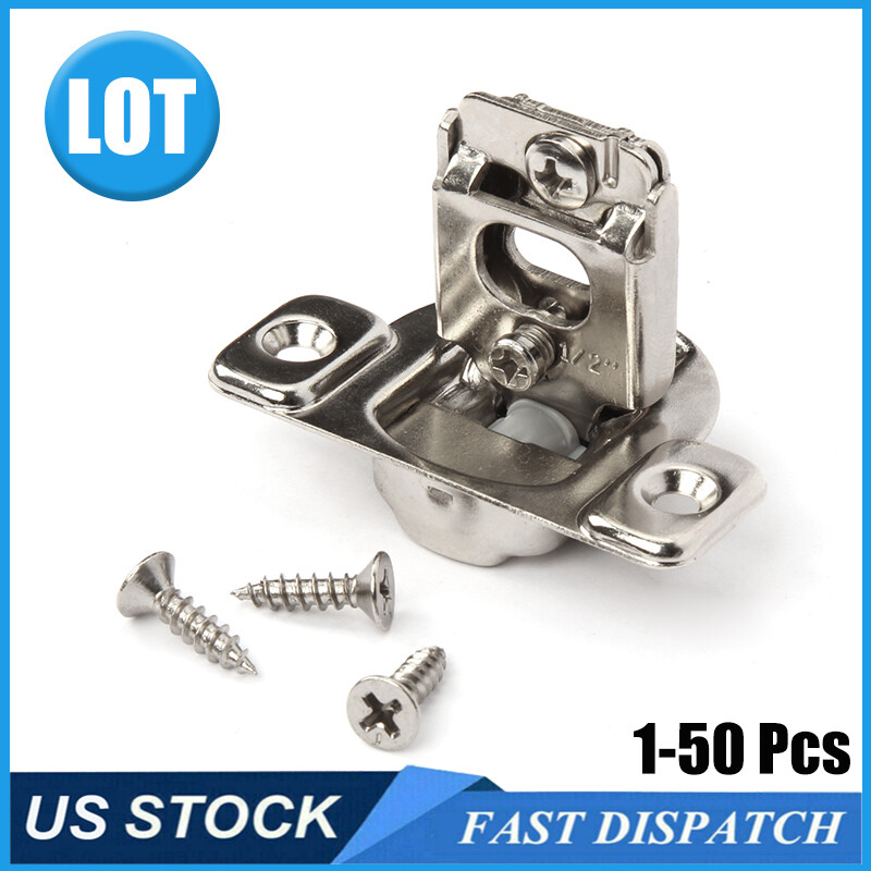 1/2″ Overlay Cabinet Hinges Soft Close Face Frame Kitchen Cabinet Hinges LOT