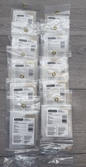 LOT OF 10 Amerock BP37780 Medora 1-3/16″ Backplate for Cabinet Knobs – Gold