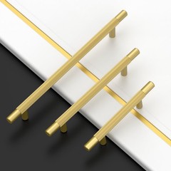 Asidrama 10 Pack 7.5 Inch(192mm) Brushed Gold 7.5″ Hole Center,