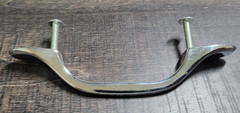 Lot of 10 Chrome Spoon‑Foot Cabinet Knob Pulls – Silver 5″ – Used