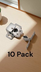 (10)-Amerock 33.33 in. H X 1-1/8 in. W X 1-15/16 in. D Zinc Steel Roller Catch