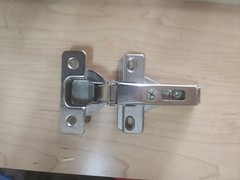 Lot Of 10 Salice 2P6 Cabinet Door Hinges & Mounting Plates & Screws Self Closing