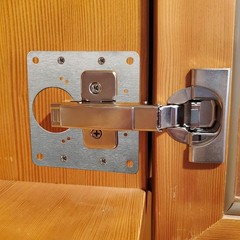 BIG SALE 4x/8x Hinge Repair Plate Stainless Steel Bracket Kit 3.54 x 3.54 inches