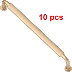 Champagne Copper Cabinet Pulls and Handle 10 Pack 7-1/2 Inch Hole Center 8″ long