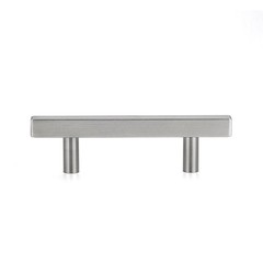 15 Pack 3-3/4 Inch Cabinet Pulls Brushed Nickel Sqaure Kitchen Cabinet Handle…