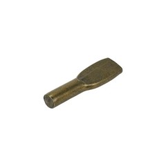50 PCS Shelf Pegs Pins Solid Metal Antique Bronze Spoon Shape 6mm 0.24 Inch