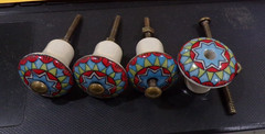Ceramic Knobs and Pulls w/ Nuts & Screws