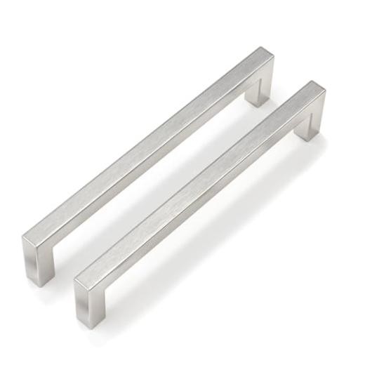 30 Hole Centers for 6-1/4 Inch Brushed Nickel Cabinet Pulls – 160MM
