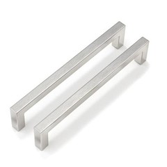 30 Hole Centers for 6-1/4 Inch Brushed Nickel Cabinet Pulls – 160MM