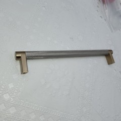 8″ Center Knurled Champagne Bronze Satin Nickel Pull Forge New Silver Gold
