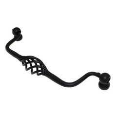 Top Knobs Normandy Twisted Wire Bail Pull 6 1/4″ (160mm) Ctr Patina Black M662