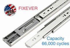 Heavy Duty 12″Soft-Close Ball Bearing Drawer Slide Full Extension 100lb Capacity