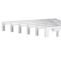 30PCS Stainless Steel Drawer Pulls Square Brushed Nickel Kitchen Cabinet Handles