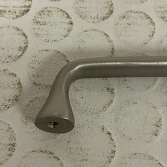 Signature Hardware Orvin 5.125″ Brass Cabinet Pull Brushed Nickel SH551072BN