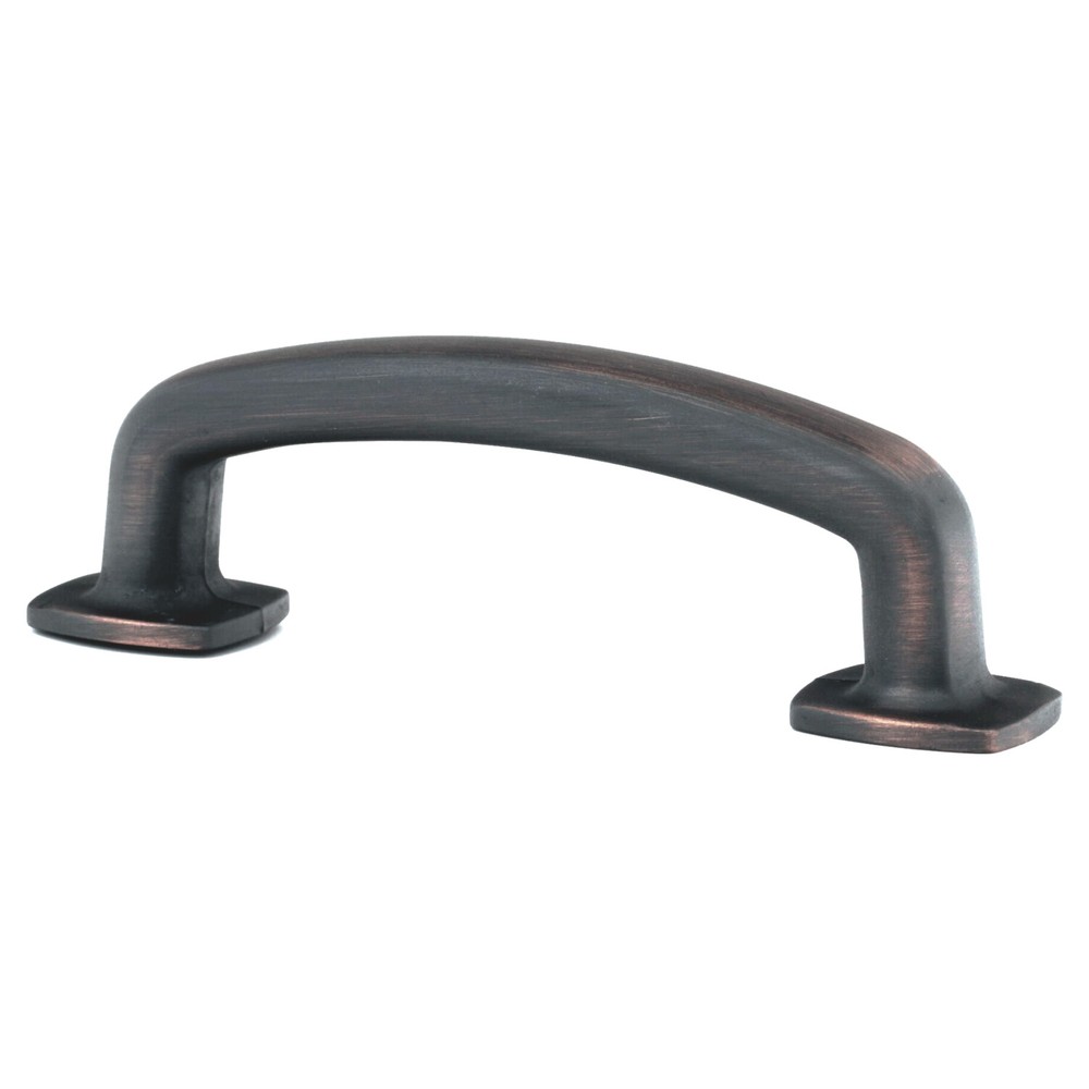 Industrial Style 3-In Hole Centers Brushed Oil-Rubbed Bronze Cabinet Pull