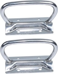 2 Pack Heavy Duty Chest Handles 304 Stainless Steel Box Handle Pulls Silver Tone