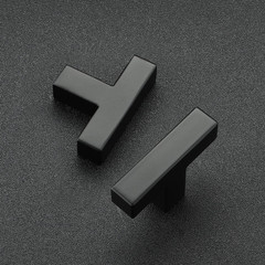 Matte Black Square Cabinet Handles & Pulls 2 Inch Length 30 Pack | Square Bar Gr