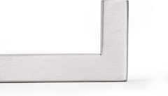Modern Square Cabinet Handles 50 Pack Brushed Nickel – 5″ C2C Stainless Steel…
