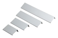 Silverline Anadised Aluminum Finger Edge Pulls Cabinet Door Handle