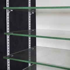 40 PCS Metal Adjustable Pilaster Shelf Support Clip Brackets For Shelving