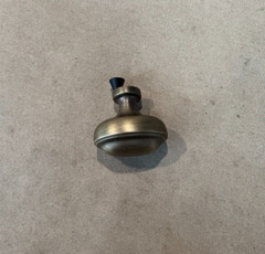 Water Street Brass 8529WB 15/16 x 1-3/32 Oval Knob Qty. 2 WEATHERED BRASS New
