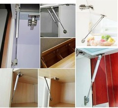 2x Gas Struts 100N Hydraulic Lift Support Hinge for Toy Box Cupboard Chest Lid