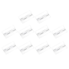 12Pcs 65x40mm Acrylic Hinges Clear Folding Hinge Transparent Hardware Hinge