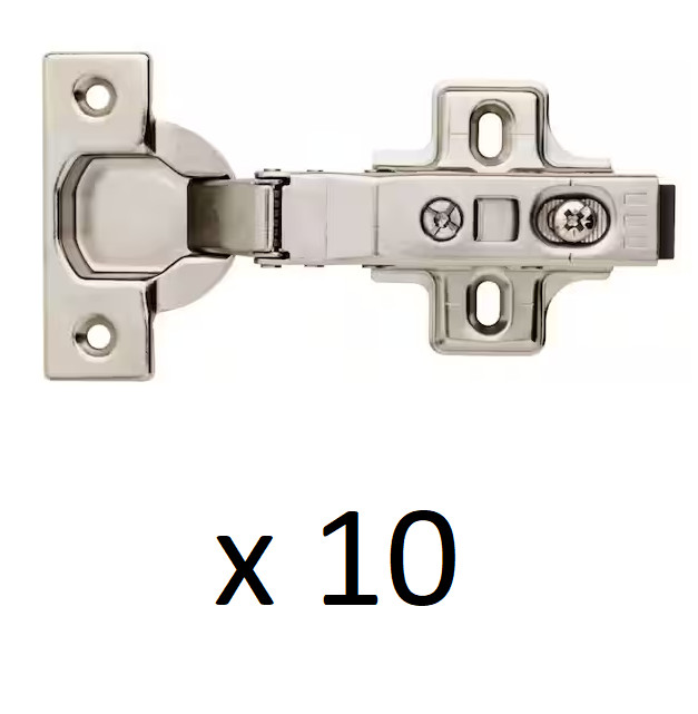 Liberty 35 mm 110° Full Overlay Soft Close Cabinet Hinge (5-Pairs) = 10 Total