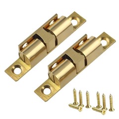 Double Ball Tension Roller Catch Latch, 2″/ 70mm Solid Brass Hardware Fitting…