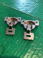 Lot of 2 Grass 42mm (860-01) Face Frame Hinge w/ 860-05 base mount plate