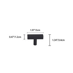 10 Pack Matte Black Cabinet Pulls Bathroom Kitchen Door Handles Stainless Steel