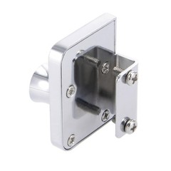 2 PCS 48 x 35 x 37mm Chrome Plated Door Lock Keyed Alike Glass Cabinet Door Lock