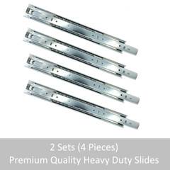 {2 sets of 2} 14″ Heavy Duty Drawer Slides – Premium Quality Furniture OEM 4 Tot