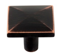Mainstays 1-3/16″ Square Cabinet Knob, Oil Rubbed Bronze, 10 Pack